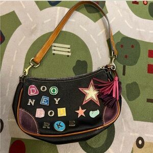 Vintage dooney and bourke charm bag